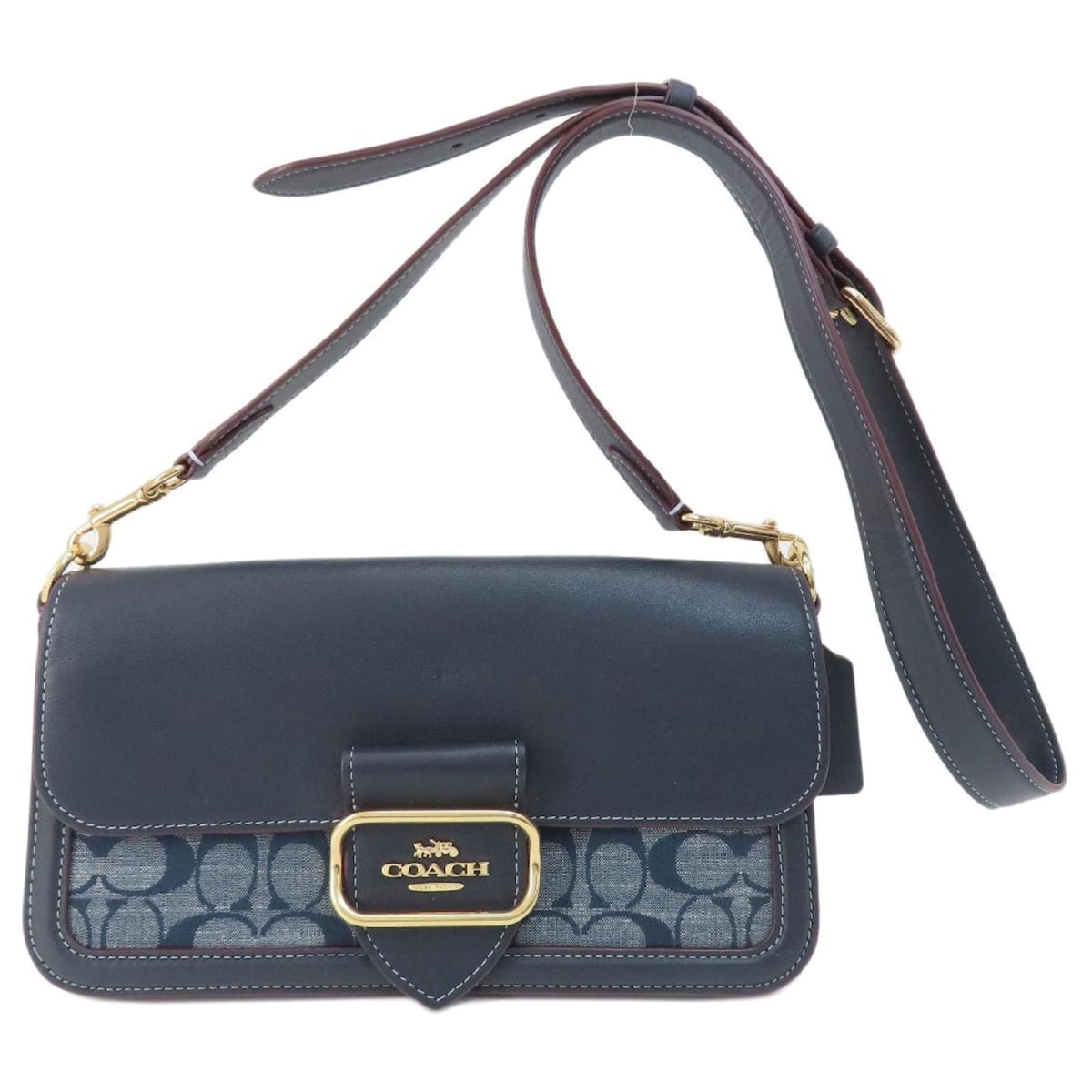 Coach Morgan Shoulder Bag In Signature Chambray