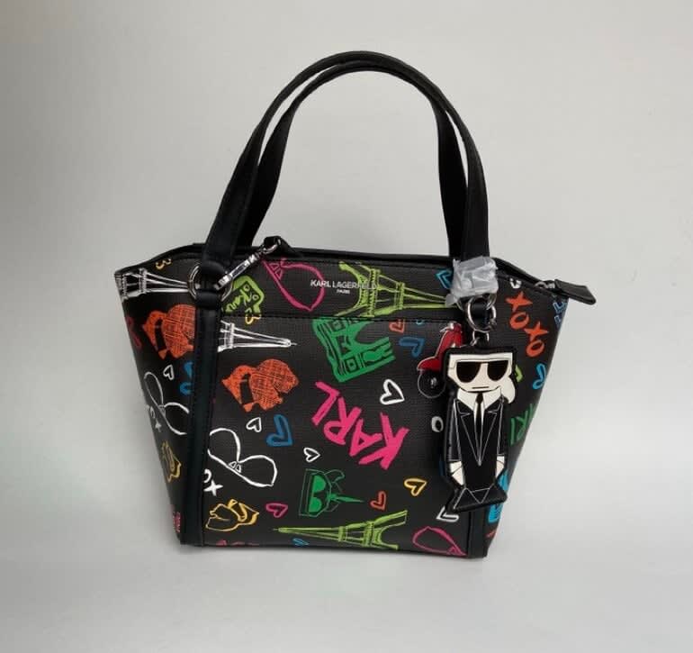 Paris graffitu satchel features acros body