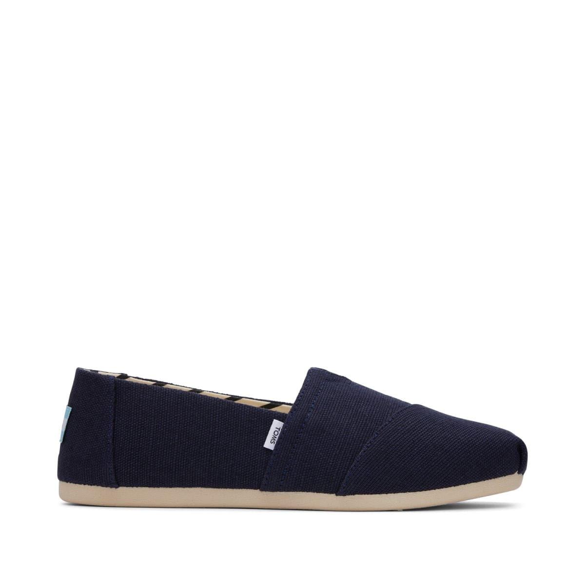 TOMS Women's Classic Alpargata Slip- navy canvas