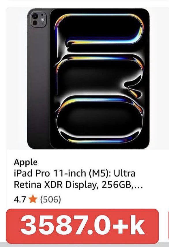 Apple iPad Pro 11-inch (M5): Ultra Retina DR Display, 256GB