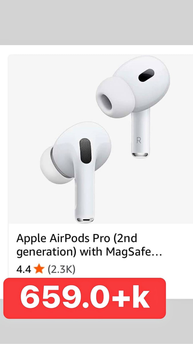 Apple AirPods Pro (2nd generation) with MagSafe...