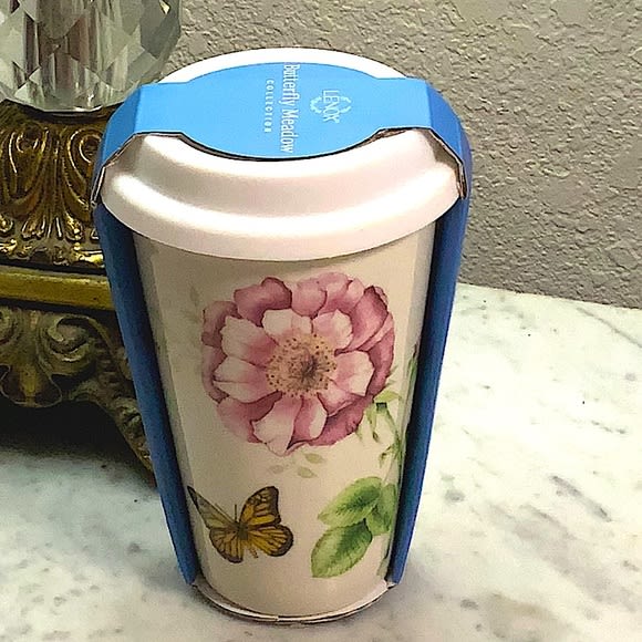 Lenox Butterfly Meadow Thermal Travel Mug
