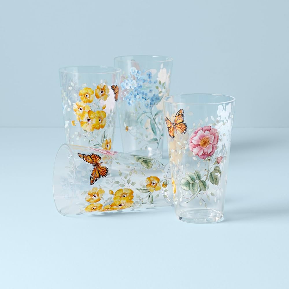 Lenox Butterfly Meadow Acrylic Highball Glass