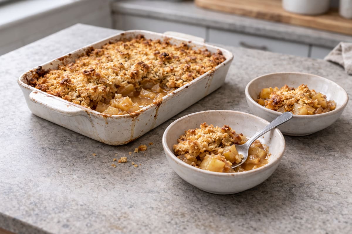 NomStash recipe: Apple Crumble