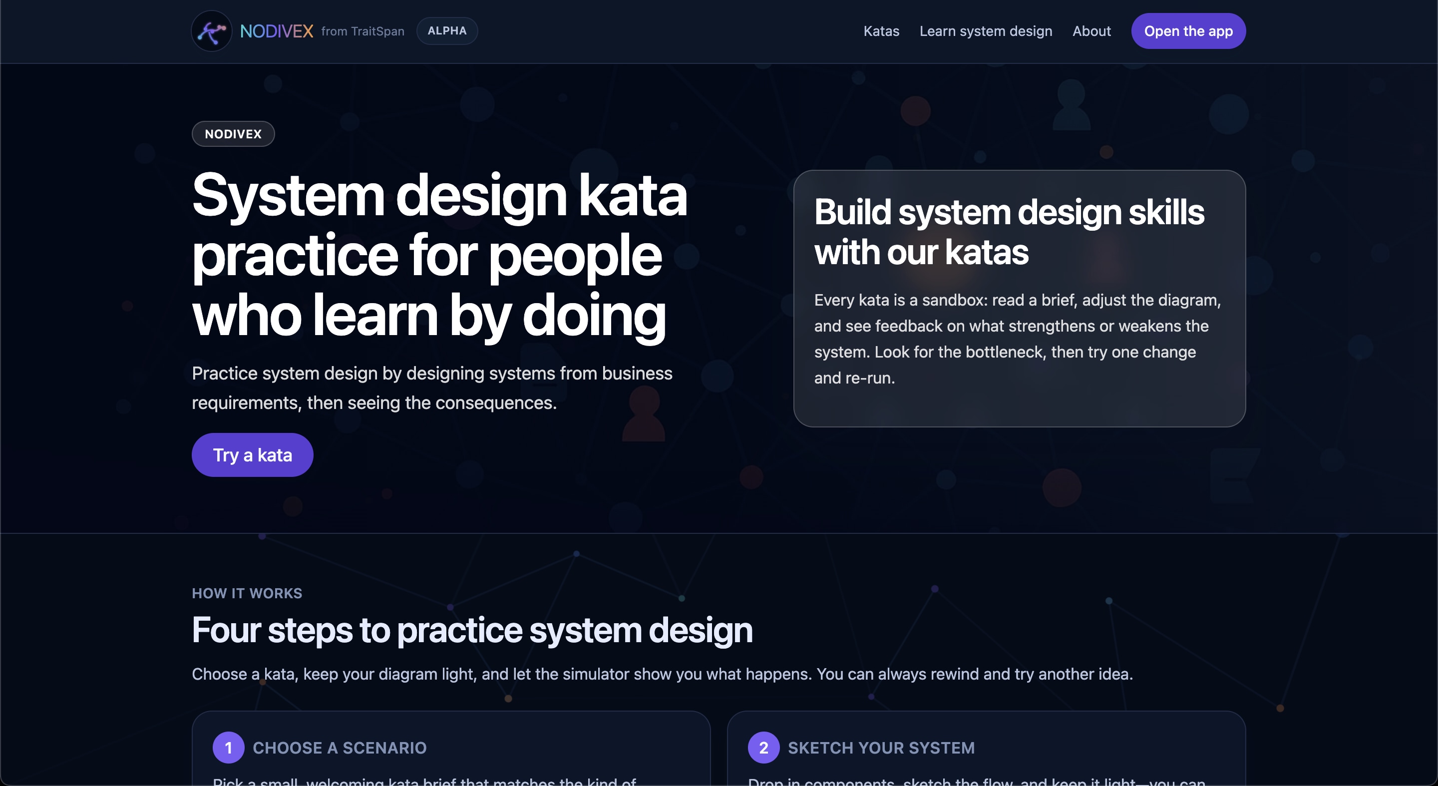 NODIVEX product screenshot