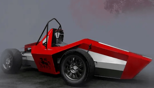 Designkonzept für einen FH-Rennwagen – Aerodynamik und Industriedesign von Harder Design