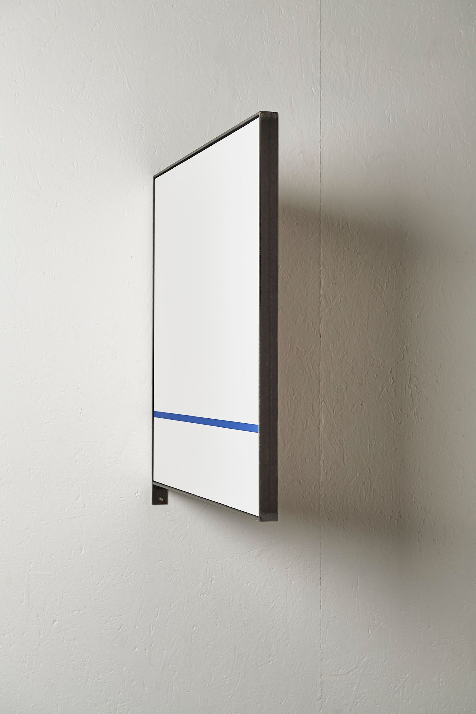 Fabian Albertini, A long line around, 2016, Fine-Art Giclée Classic on Photo Rag paper, mixed media, 60 x 60 x 3 cm + Iron Square