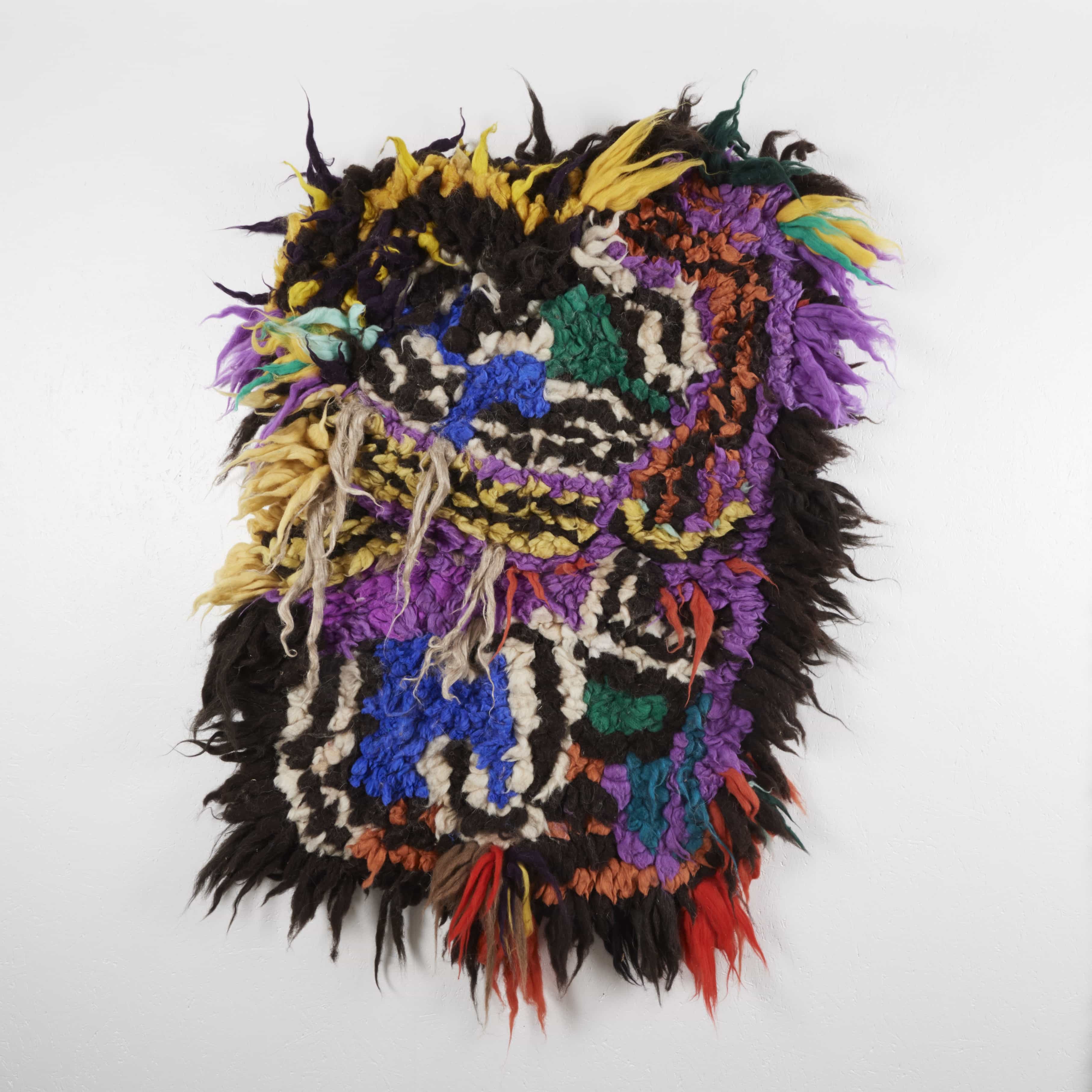 Melania Toma, Utero (Snakes), 2023, Alpaca wool, sheep wool, silk, cotton, around 130 x 80 cm