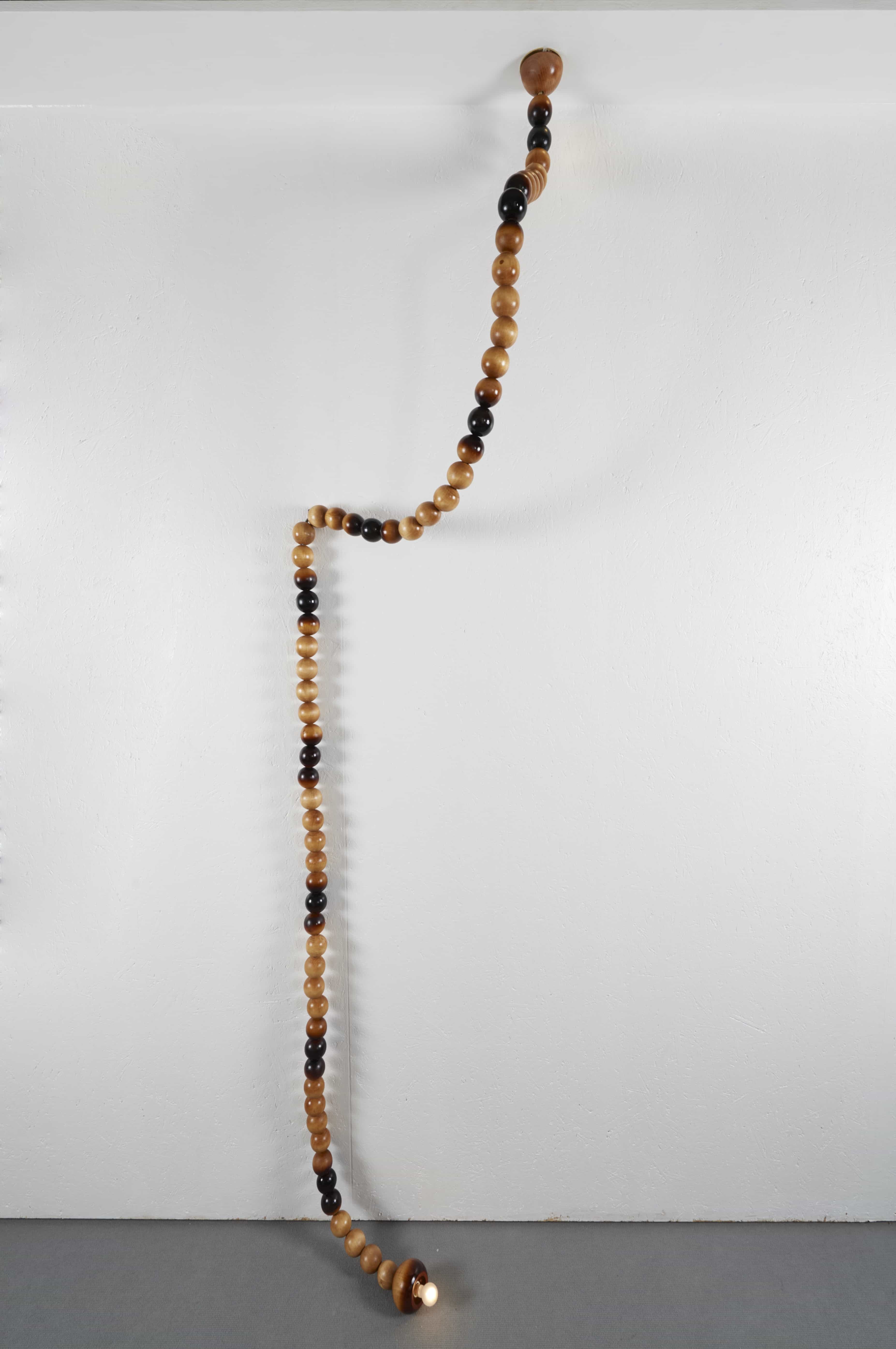 WKND Lab, Guseul n.3, Metal, wood, 50 x 50 x 3000 mm