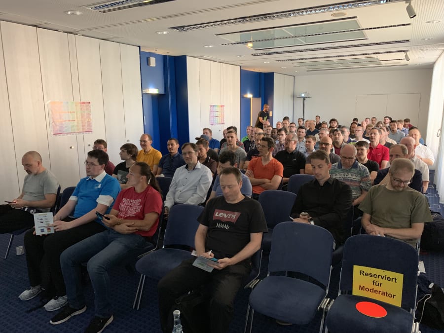 Audience before my talk at the Java Forum Stuttgart 2019