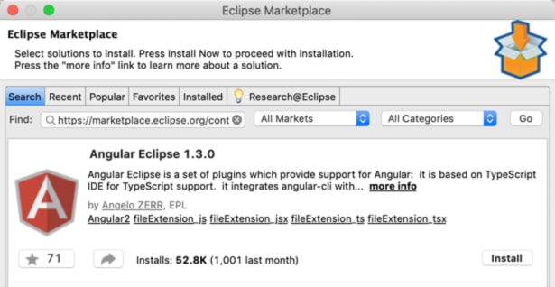Angular Eclipse plug-in