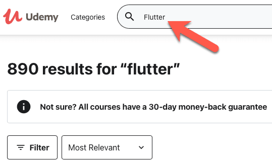 No proper Flutter courses on Udemy