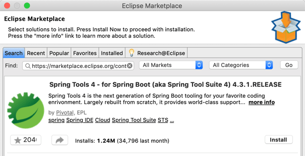 spring plugin for eclipse