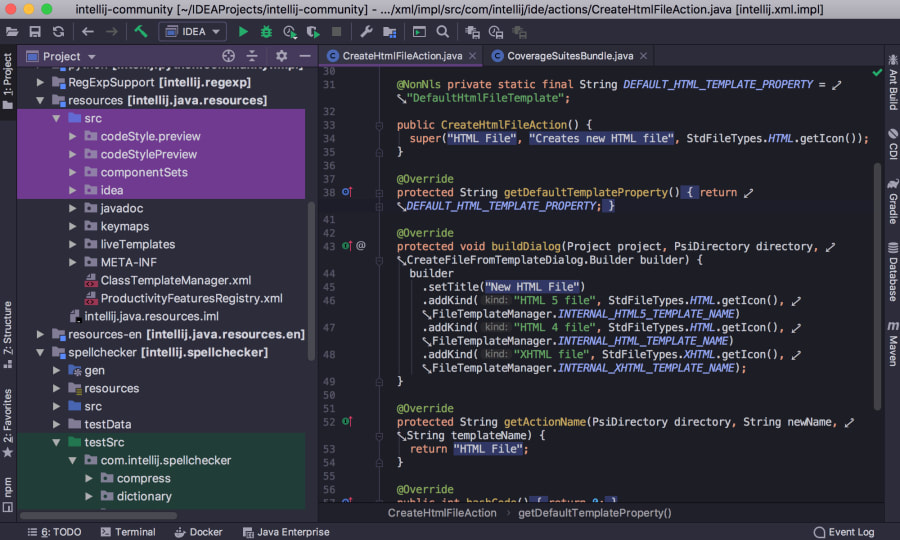 The Current IntelliJ UI