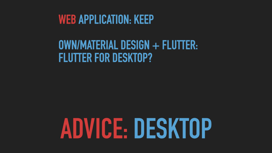 What to Do on Desktop When You Have a Web Application