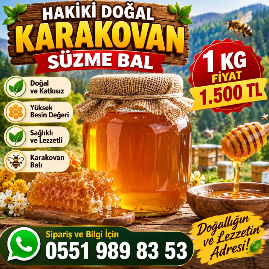 Organik  Suzme  Karakoçan Balı ilan fotoğrafı 1