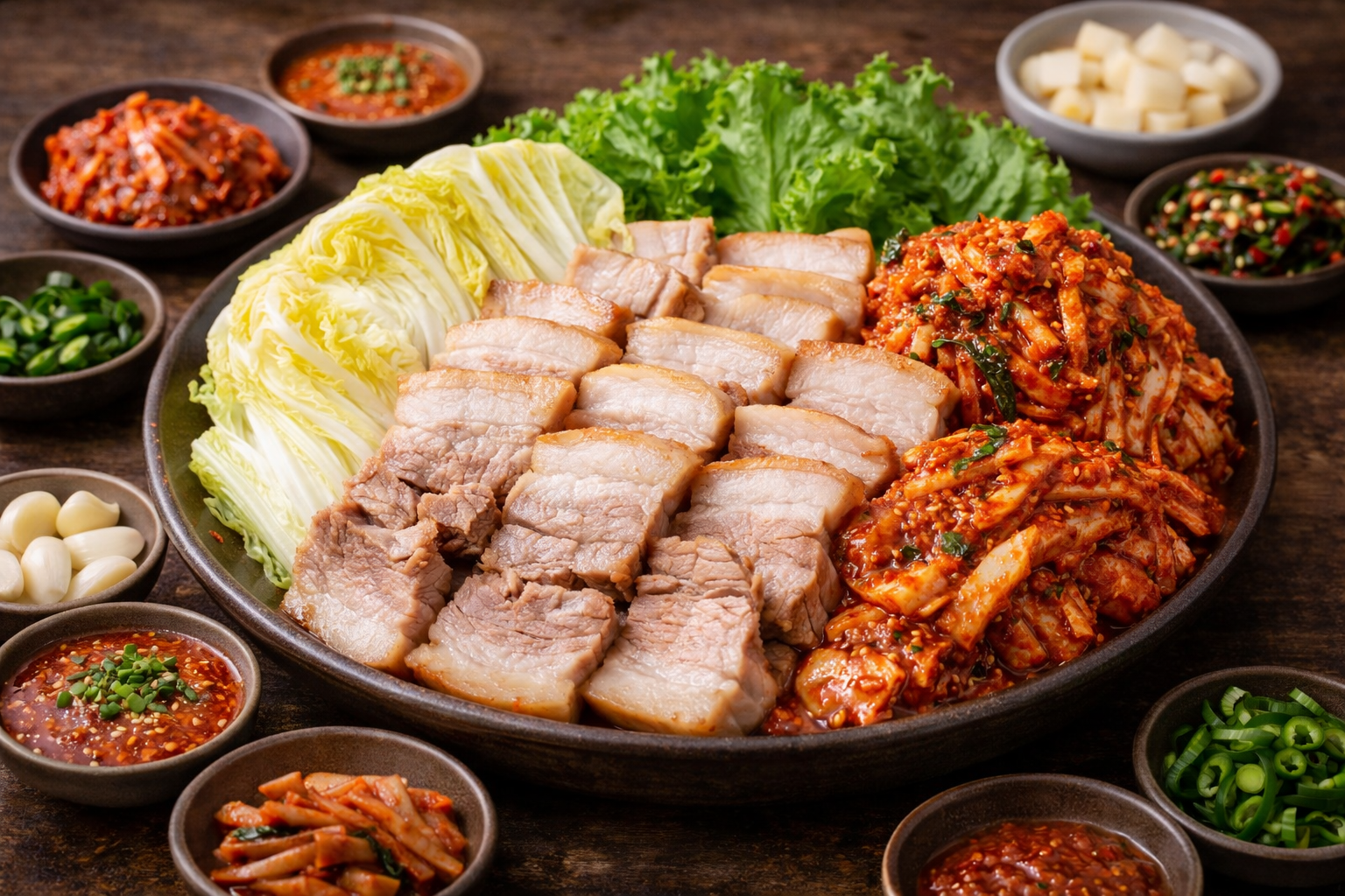 안정 + 돌봄 + 균형 , 보쌈