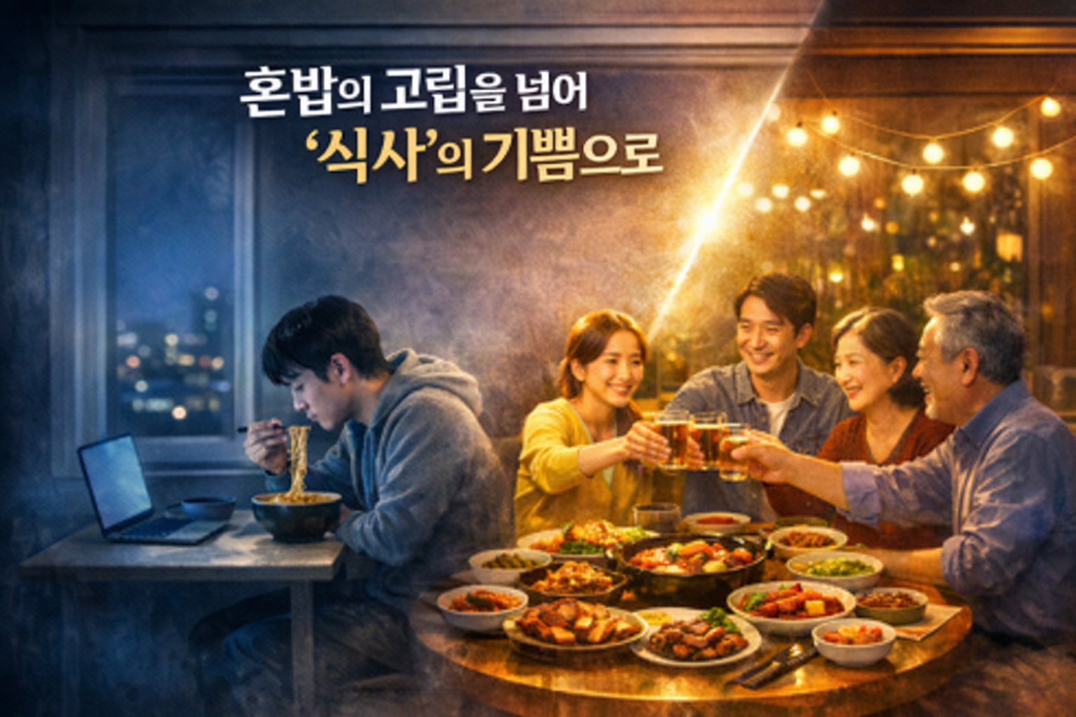 혼밥의 고립을 넘어 ‘식사’의 기쁨으로