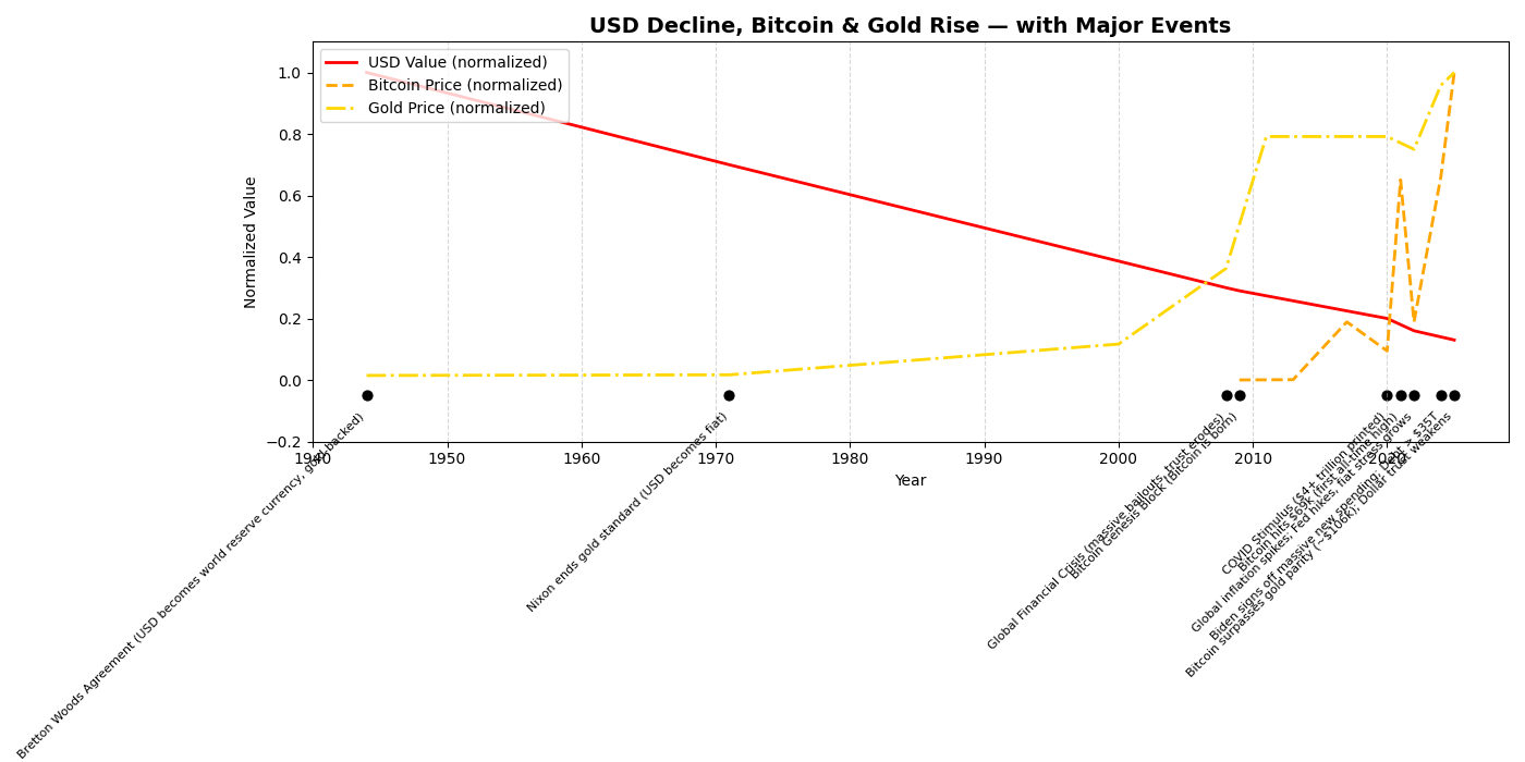 Dollar Devaluation Chart