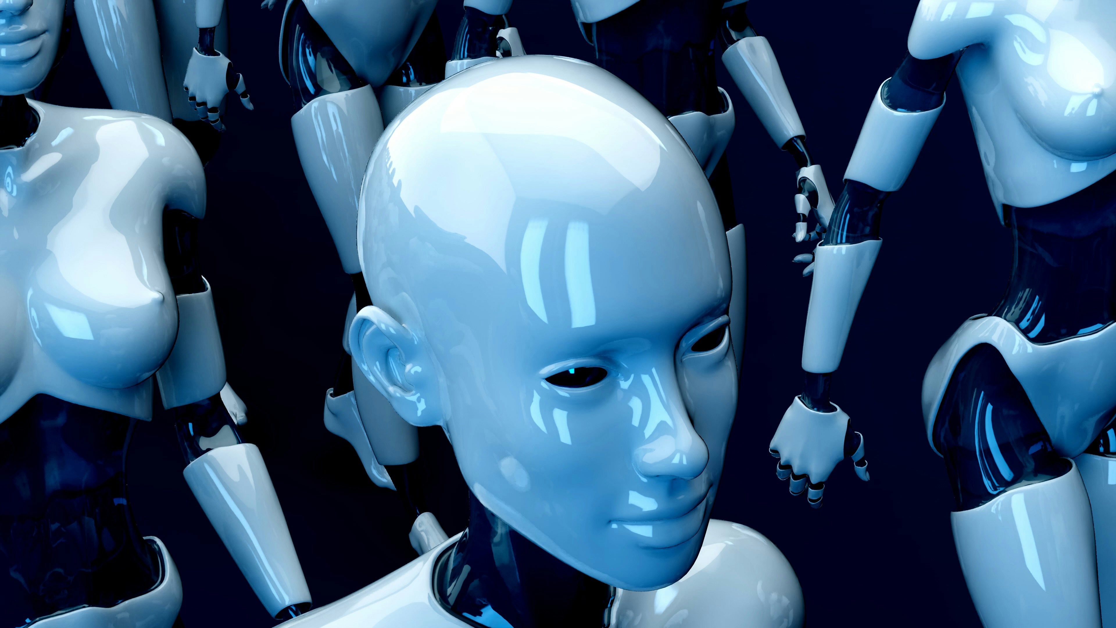 Abstract AI and technology background