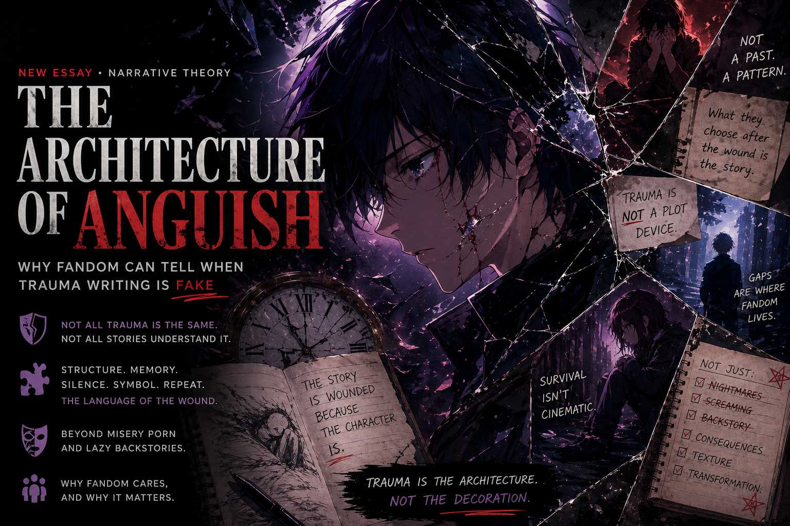 The Architecture of Anguish: Why Fandom Can Tell When Trauma Writing Is Fake