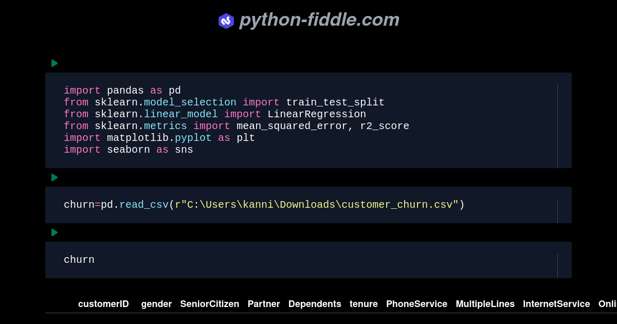 Python-Fiddle: Online Python Compiler, IDE, and Interpreter