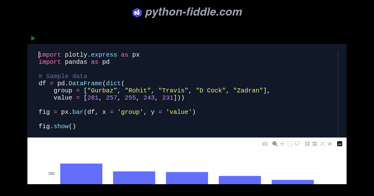 Python-Fiddle: Online Python Compiler, IDE, and Interpreter