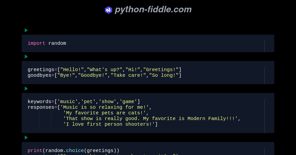 Python-Fiddle: Online Python Compiler, IDE, and Interpreter