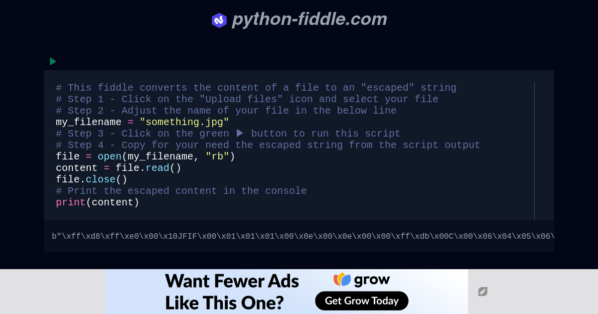 Python-Fiddle: Online Python Compiler, IDE, and Interpreter