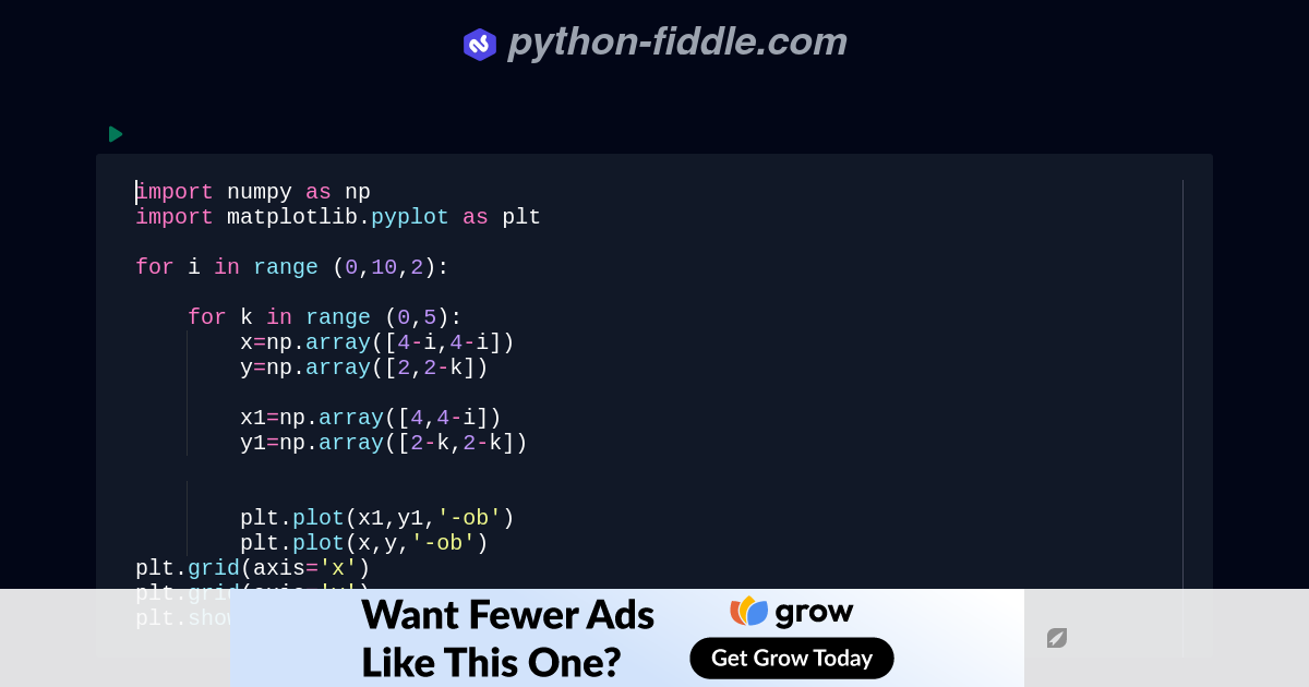 Python-Fiddle: Online Python IDE, Compiler, and Interpreter