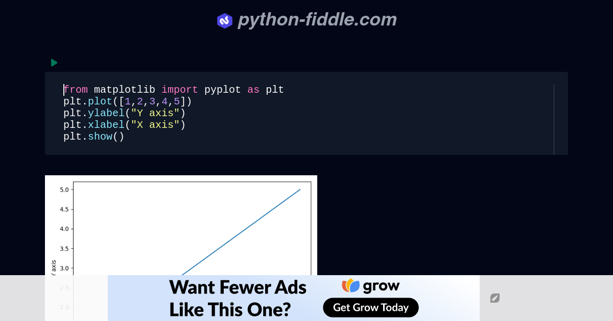 Python fiddle online python ide compiler and interpreter