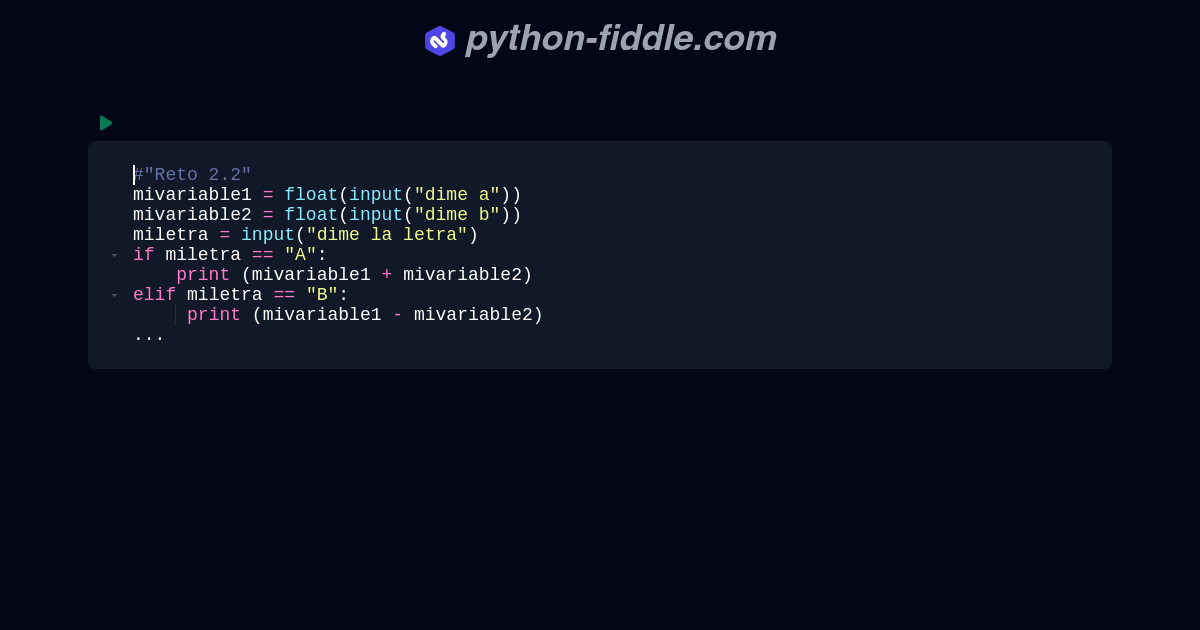 Python-Fiddle: Online Python IDE, Compiler, and Interpreter