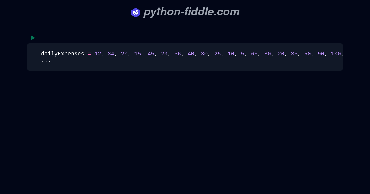 Python-Fiddle: Online Python IDE, Compiler, and Interpreter