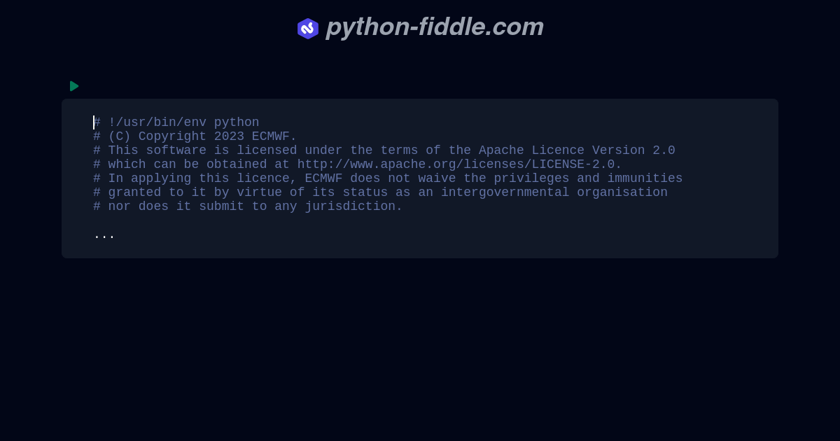 Python-Fiddle: Online Python IDE, Compiler, and Interpreter