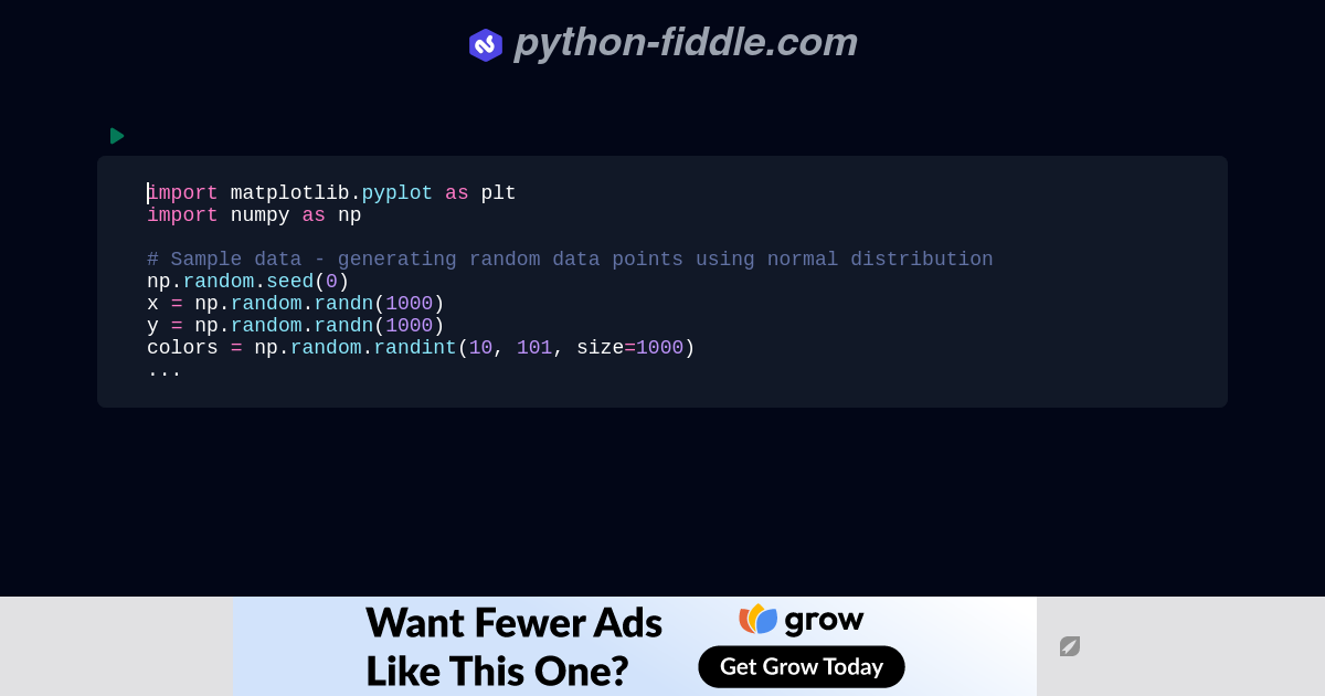 Python-Fiddle: Online Python IDE, Compiler, and Interpreter