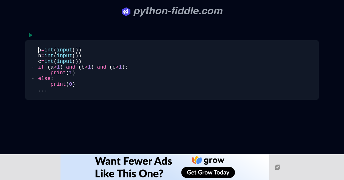 Python Fiddle: Online Python IDE, Compiler, and Interpreter