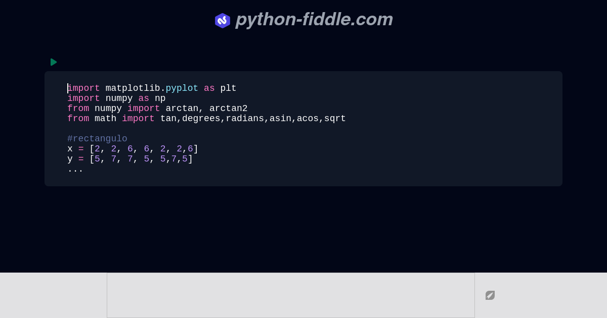 Python-Fiddle: Online Python IDE, Compiler, and Interpreter