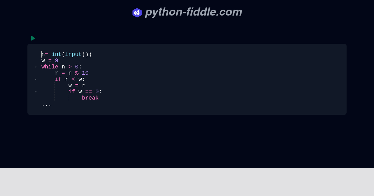 Python-Fiddle: Online Python IDE, Compiler, and Interpreter