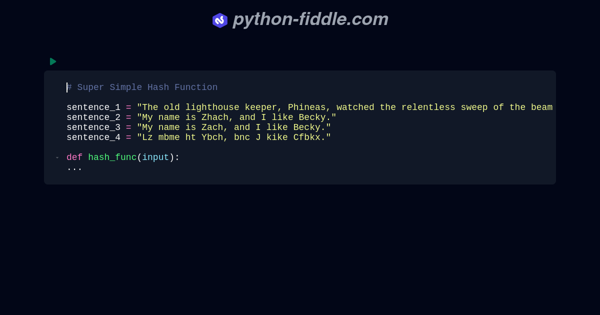 Python Fiddle: Online Python IDE, Compiler, and Interpreter