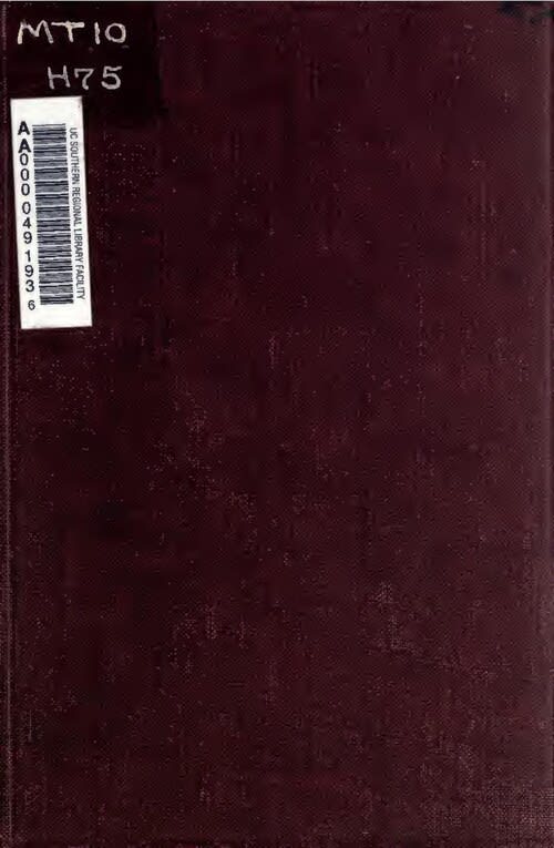 Cover of Music as a language, lectures to music students