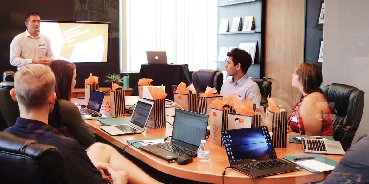 Brand team creating a creative brief for a creator campaign
