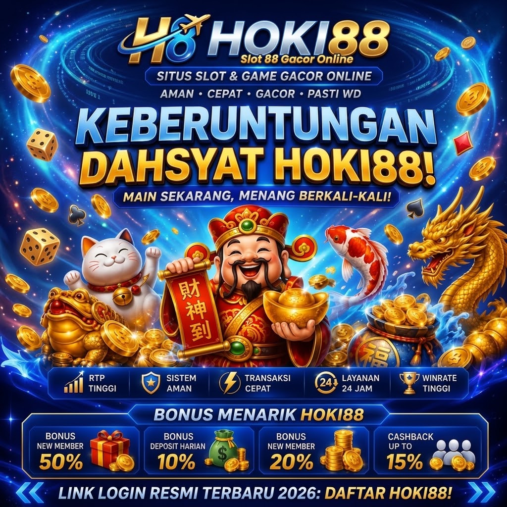 HOKI88 ✈️ Slot 88 Gacor Online - Link Login Resmi Terbaru 2026