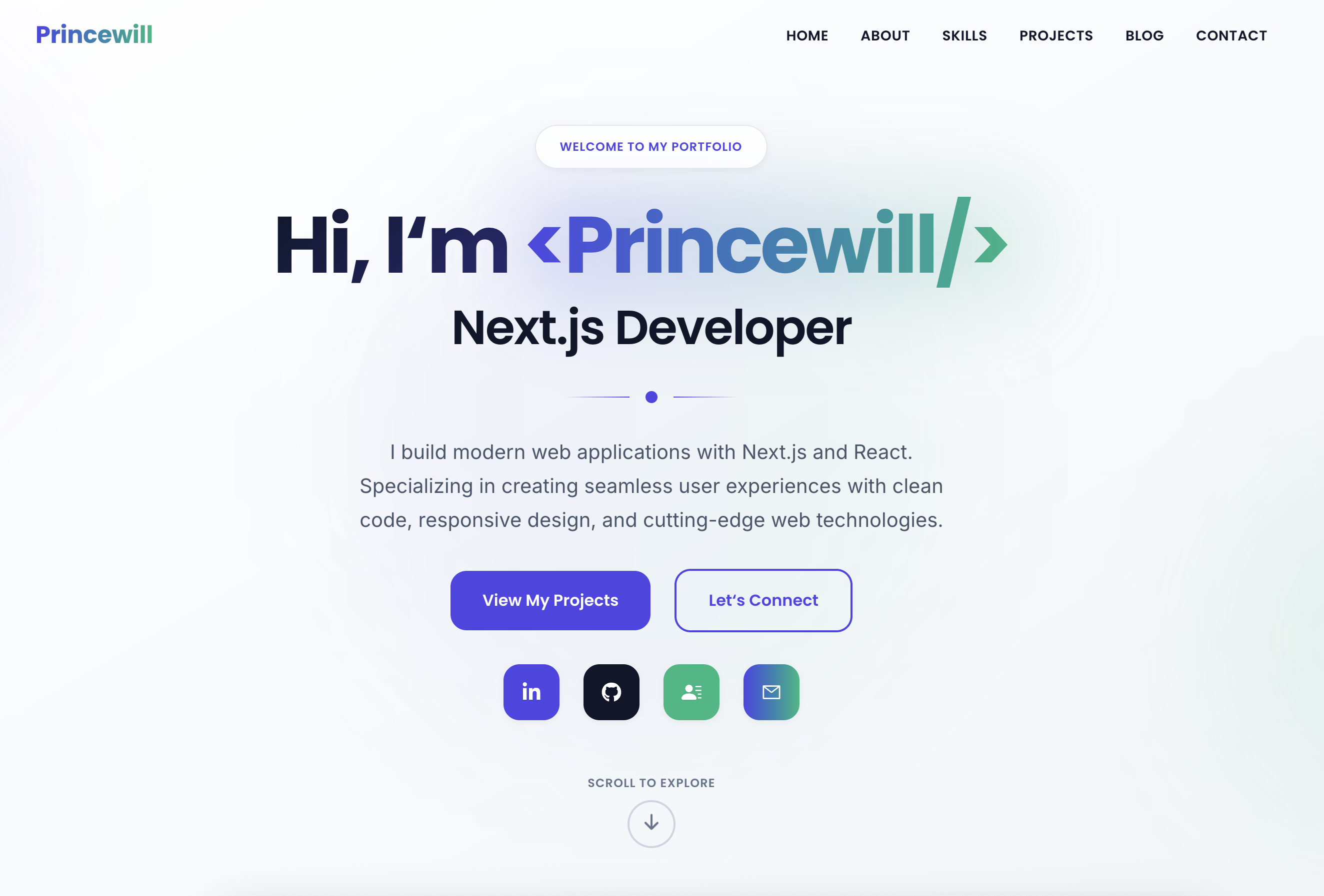 Building a Modern Portfolio Website with Next.js and Blog System