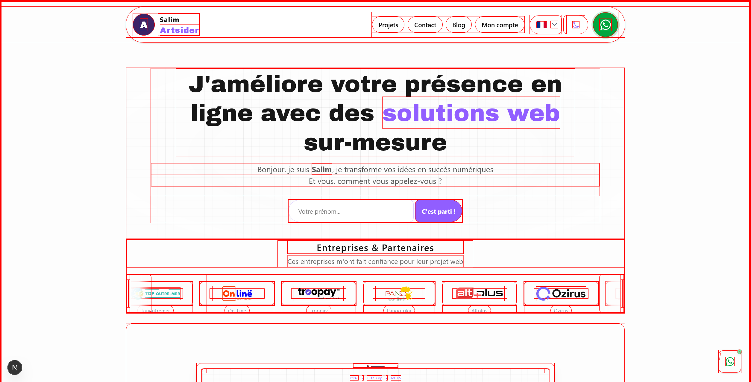 Le sélecteur universel CSS : une ligne simple pour déboguer vos layouts