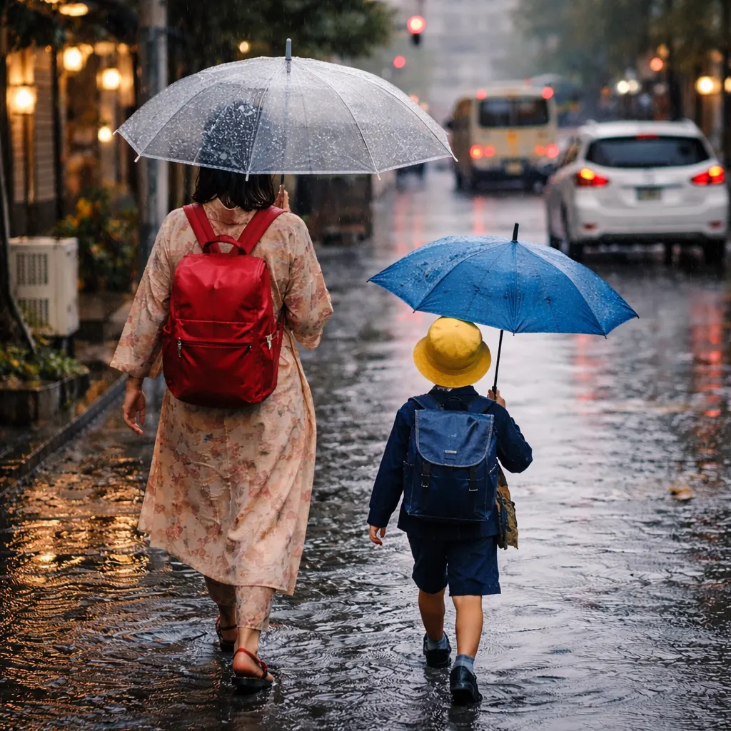 Rainy street photo question