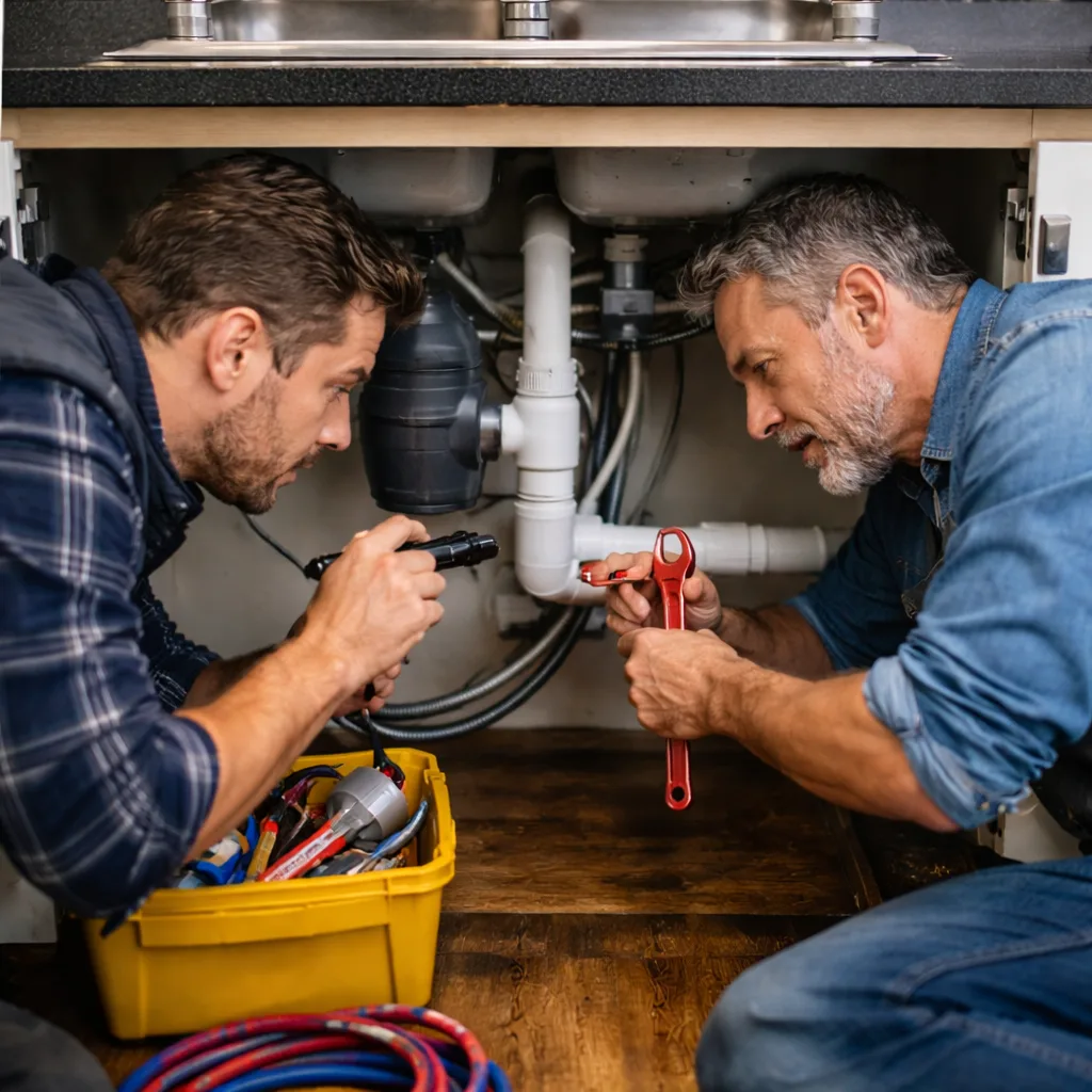 Kitchen sink repair photo