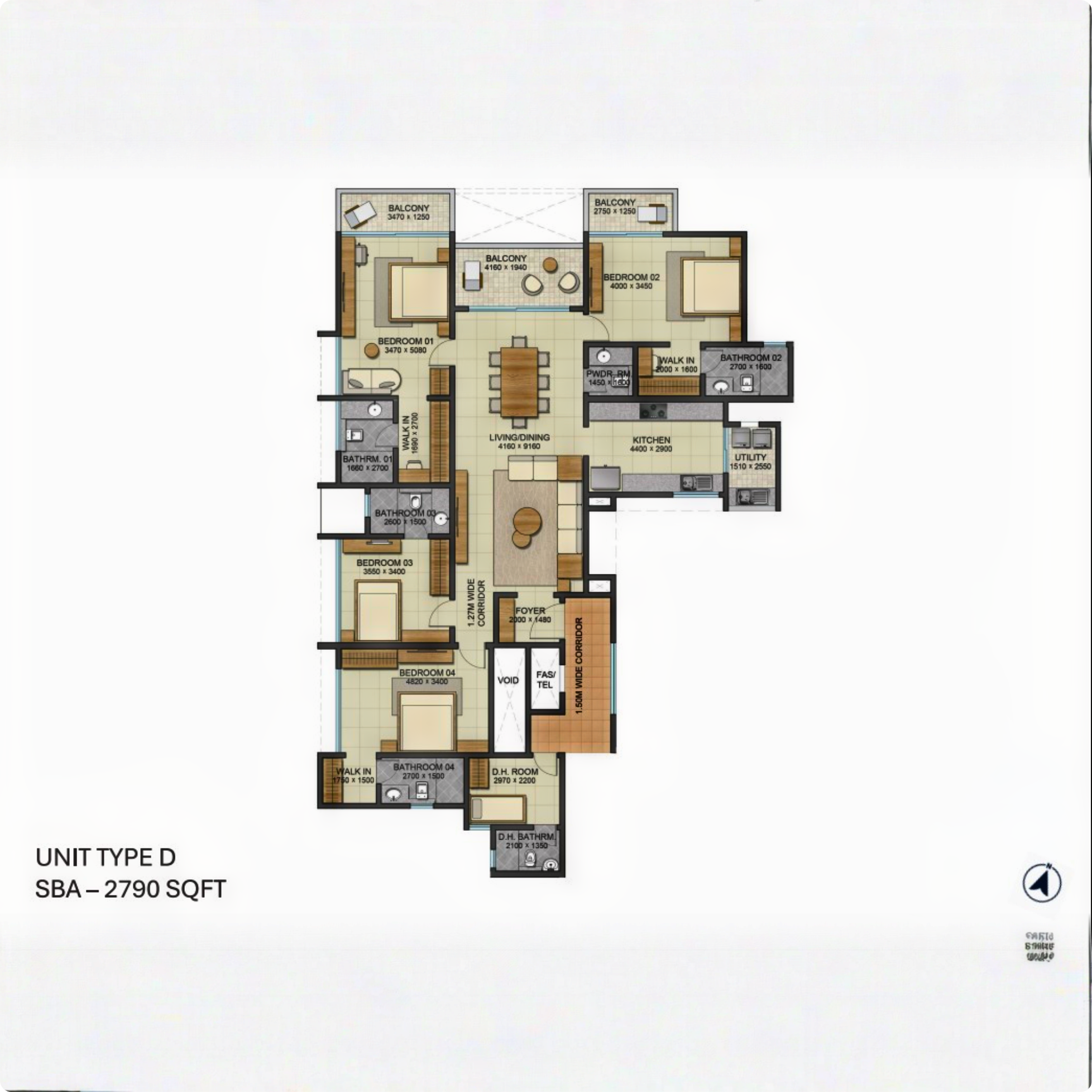 Penthouse Floor Plan