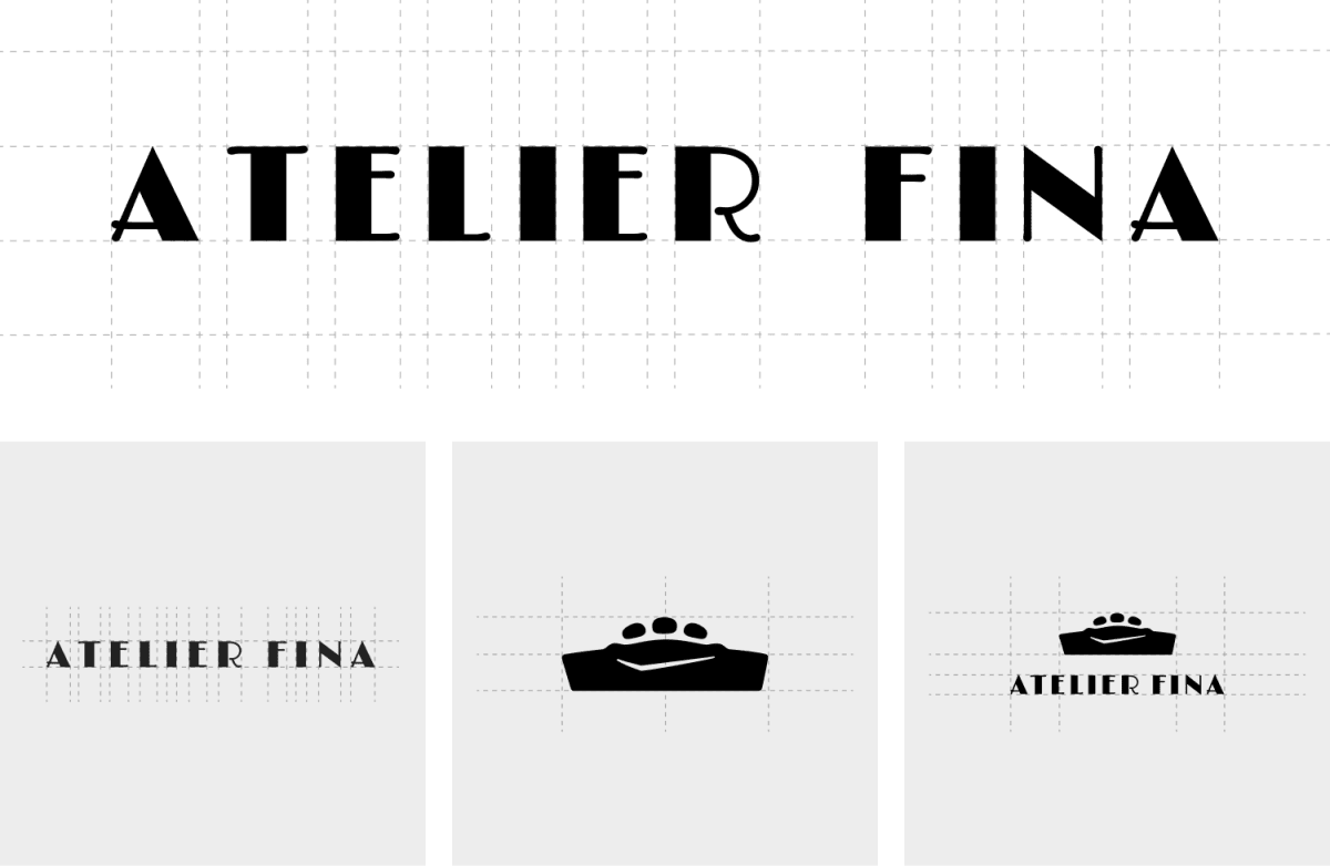 ATELIER FINA 로고 디자인