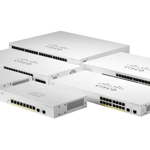 Cisco Switch Cbs220 Administrable Smart Capa 2, 24 Puertos Gigabit Ethernet, Poe+ Con 382w Totales, 4 Puertos Sfp (4x1g), El Smartnet Se Adquiere Por Separado