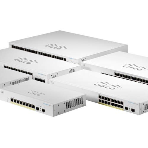 Cisco Switch Cbs220 Administrable Smart Capa 2, 48 Puertos Gigabit Ethernet, No Poe, 4 Puertos Sfp (4x 1g/10g), El Smartnet Se Adquiere Por Separado